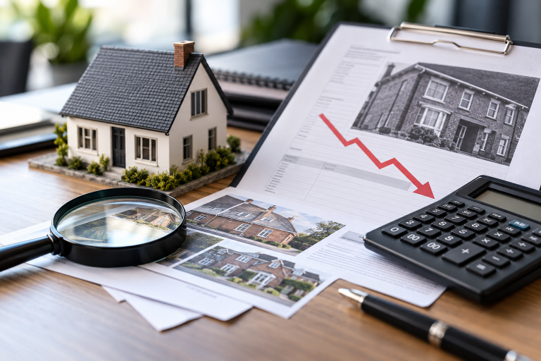property valuation market downturn
